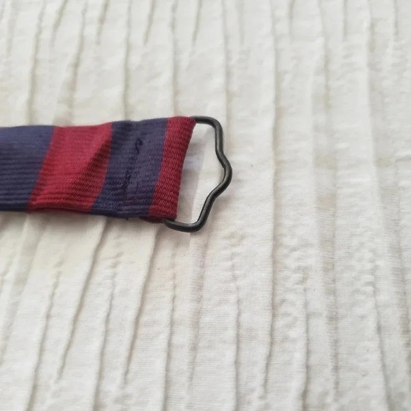 Brooks Brothers Makers Red Navy Children Pure Silk - Picture 3 of 10